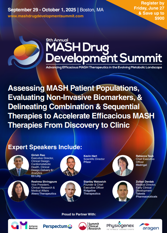 MASH Drug Development Summit Brochure Cover MASH Drug Development Summit Brochure Cover